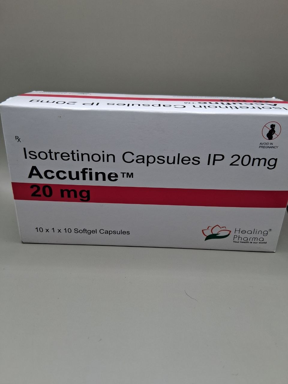 Accutane 20mg (100 tablets)