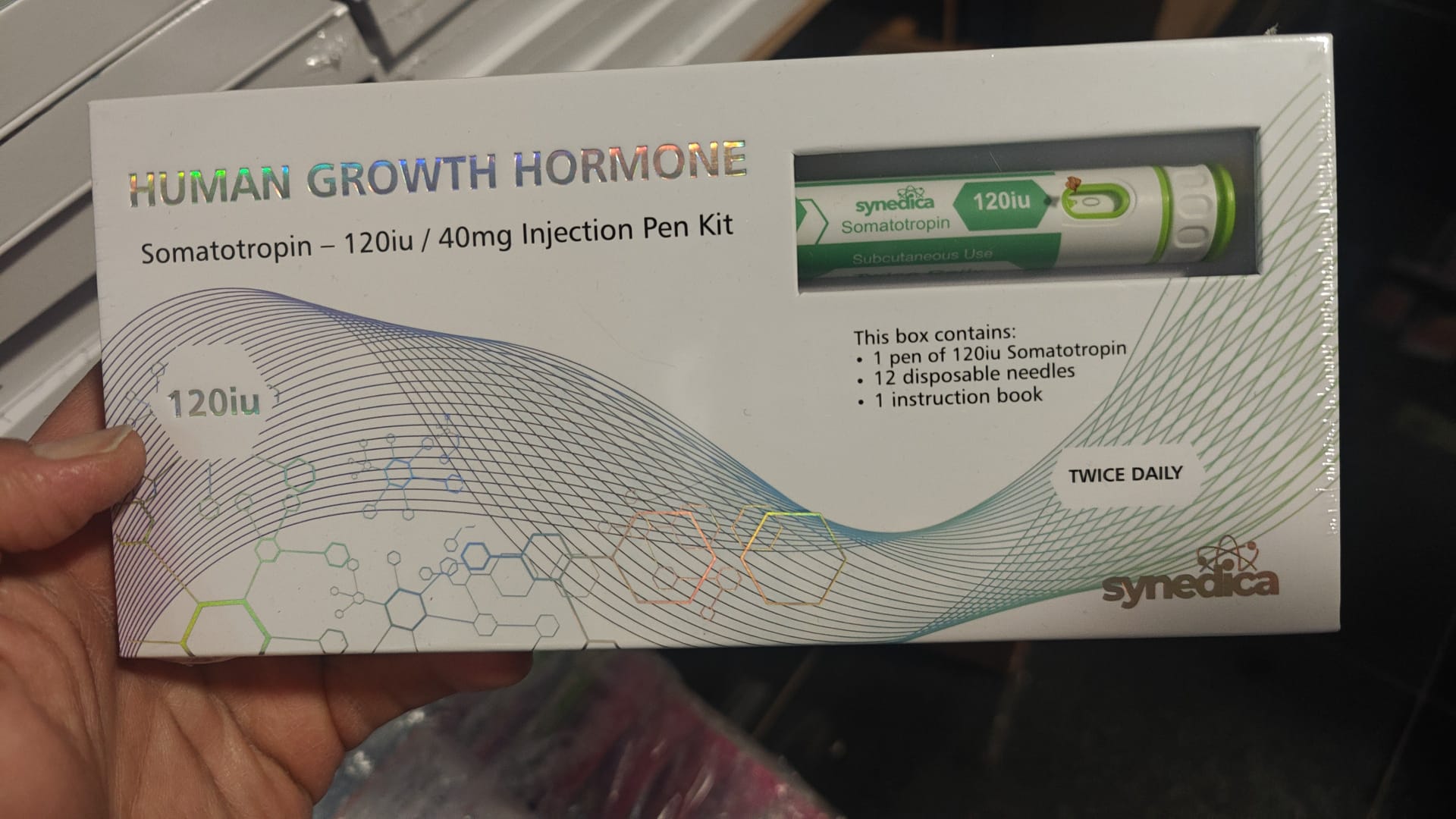 Synedica Somatropin HGH Pen 120iu